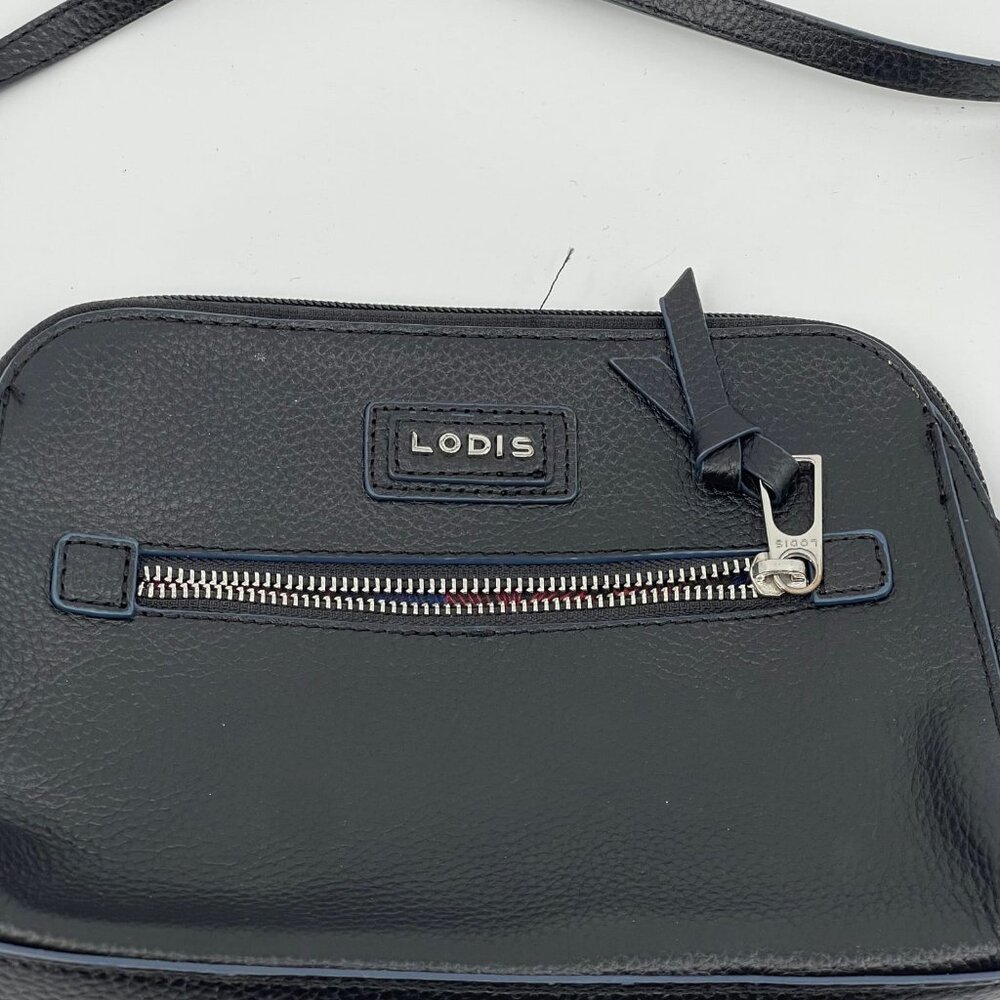 Lodis Black Leather Shoulder Bag | Small and Classic - Picture 5 of 5